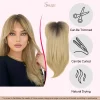 Blonde Shair Synthetic Hair Topper for Women