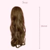 SHair Long Curly Wig with Brown Highlights & White Tips