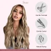 Wavy Hair Wigs Soft Natural & Effortless Waves Full Cap Wigs - Image 6
