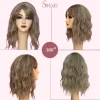 Shair -Wavy Wig with Straight Bangs