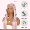 Trendy Pastel Pink Wigs for a Pop of Color Realistic Lace Front - Image 4