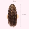 Stunning Lace Front Honey Blonde Curly Wigs for a Radiant Look - Image 3