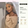 Trendy Lace Front Silver Ash Blonde Wigs for a Youthful Fresh Style - Image 4