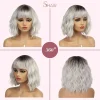 Short Wavy Curly Wigs Perfect for a Trendy, Bold Look Full Cap Wigs - Image 4