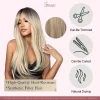 Ash Blonde Wavy Wigs Luxurious Silky and Lightweight Hair Full Cap Wigs - Image 3