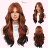 Wavy Hair Wigs with Bangs Get a Glamorous, Effortless Look Full Cap Wigs - Image 3