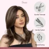 Medium Layered Wigs Soft, Voluminous and Natural Full Cap Wigs - Image 6