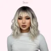 short wavy curly wigs