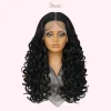 24 Inch Curly Lace Front Wig for Black Women – Heat Resistant Synthetic Wig in Multiple Colors - Image 2