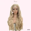 613 Mix Blonde Lace Front Wig – Long Body Wave Synthetic Hair for Women | Ready to Wear Cosplay & Party Wig - Image 3
