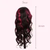 13x6 Body Wave Lace Front Wig for Black Women – Synthetic Heat-Resistant Wig in Honey Blonde & Red Highlights - Image 5