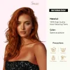Colorful 13x4 Synthetic Lace Front Wig – Heat-Resistant Hair in Silver, Red, Ginger, Brown, and Pink for Women - Image 8