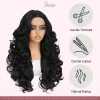 24 Inch Curly Lace Front Wig for Black Women – Heat Resistant Synthetic Wig in Multiple Colors - Image 9