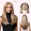 13x6 Long Straight Lace Front Wig – Synthetic Heat-Resistant Hair in Ash Brown, Silver Platinum, and More Elegant Shades - Image 5