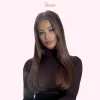 13x6 Long Straight Lace Front Wig – Synthetic Heat-Resistant Hair in Ash Brown, Silver Platinum, and More Elegant Shades