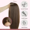 13x6 Long Straight Lace Front Wig – Synthetic Heat-Resistant Hair in Ash Brown, Silver Platinum, and More Elegant Shades - Image 12