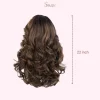 22 Inch Body Wave Lace Front Wig for Black Women – Synthetic Wig in Ombre Blonde, Platinum, Caramel & Ash Tones - Image 5